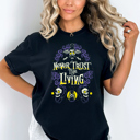  Never Trust The Living Beetlejuice Halloween Movie Graphic Tee