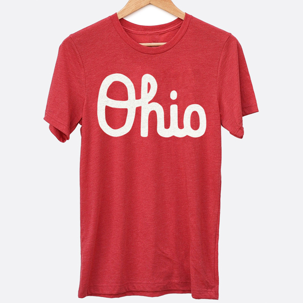 Ohio Sports Football  State Graphic Tee