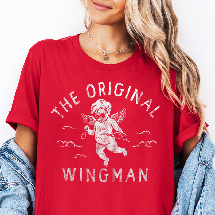 Original Wingman Valentine's Day Graphic Tee, Valentine's Shirt