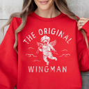  Original Wingman Valentine's Day Graphic Sweatshirt, Valentine's Shirt, Valentine's Day Sweatshirt