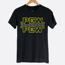  Pew Pew Star Wars Movie Funny Graphic Tee