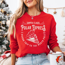  Santa Claus Polar Express Christmas Movie Graphic Sweatshirt