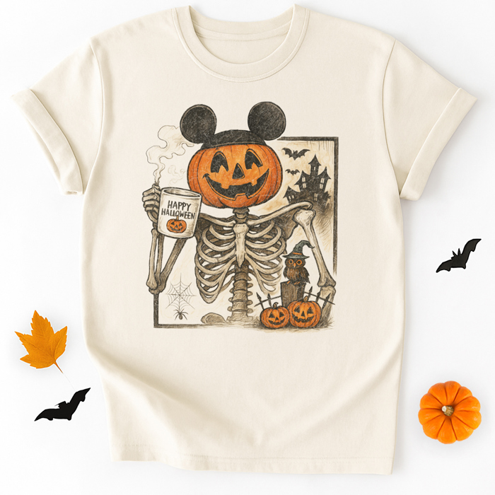 Magical Halloween Movie Haunted Mansion Hocus Pocus Fall & Autumn Graphic Tee | Halloween Shirt
