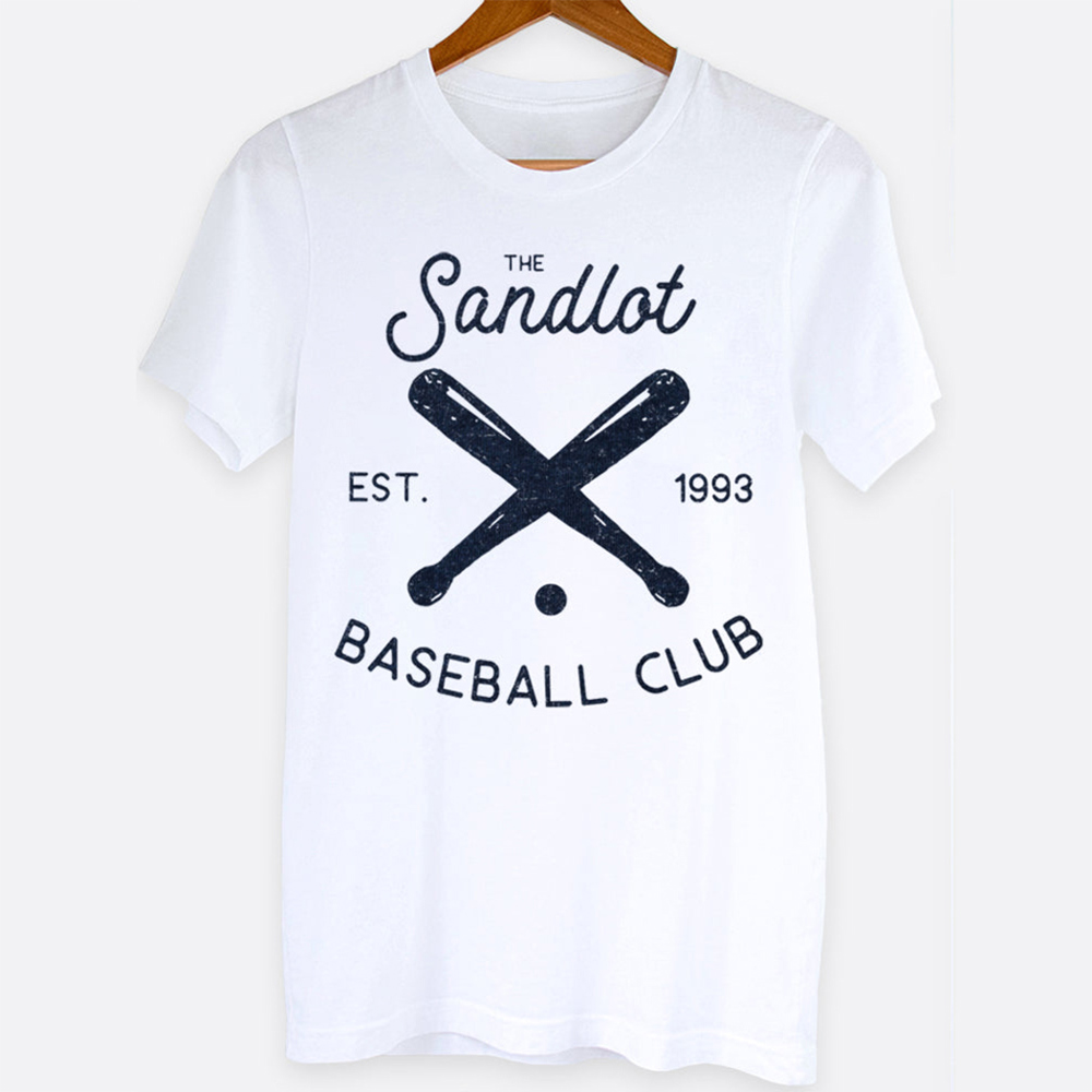 Sandlot Baseball Club Sports 90's Movie Graphic Tee