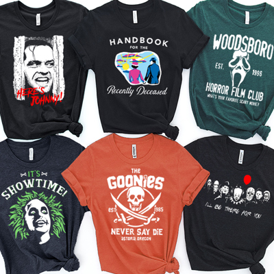 Ultimate Scary Movie Halloween Collection Fall & Autumn Graphic Tee | Halloween Shirt