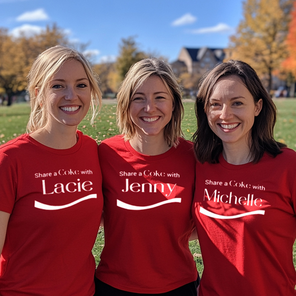 Share A Coke With Fun Group Personalized Graphic Tees