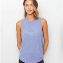  Simple Sunset Summer Beach Vibes Happy Days Graphic Tank | Summer Tank