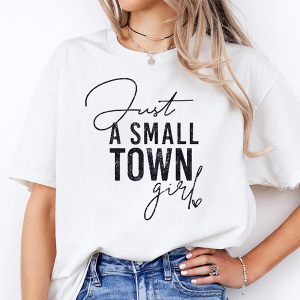 Just A Small Town Girl Music Graphic Tee