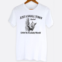  Just A Small Town Squirrel Funny Animal Music Graphic Tee