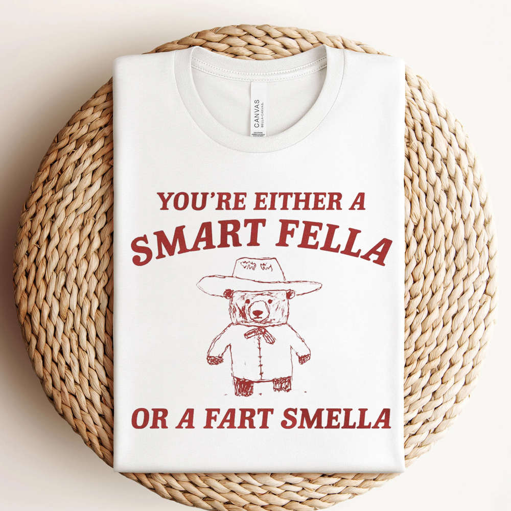 Smart Fella Silly Funny Graphic Tee