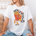  Soulmates Fries & Ketchup Funny Love Graphic Tee, Valentines Shirt, Humor Tee