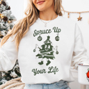  Spruce Up Your Life Adorable Christmas Graphic Sweatshirt