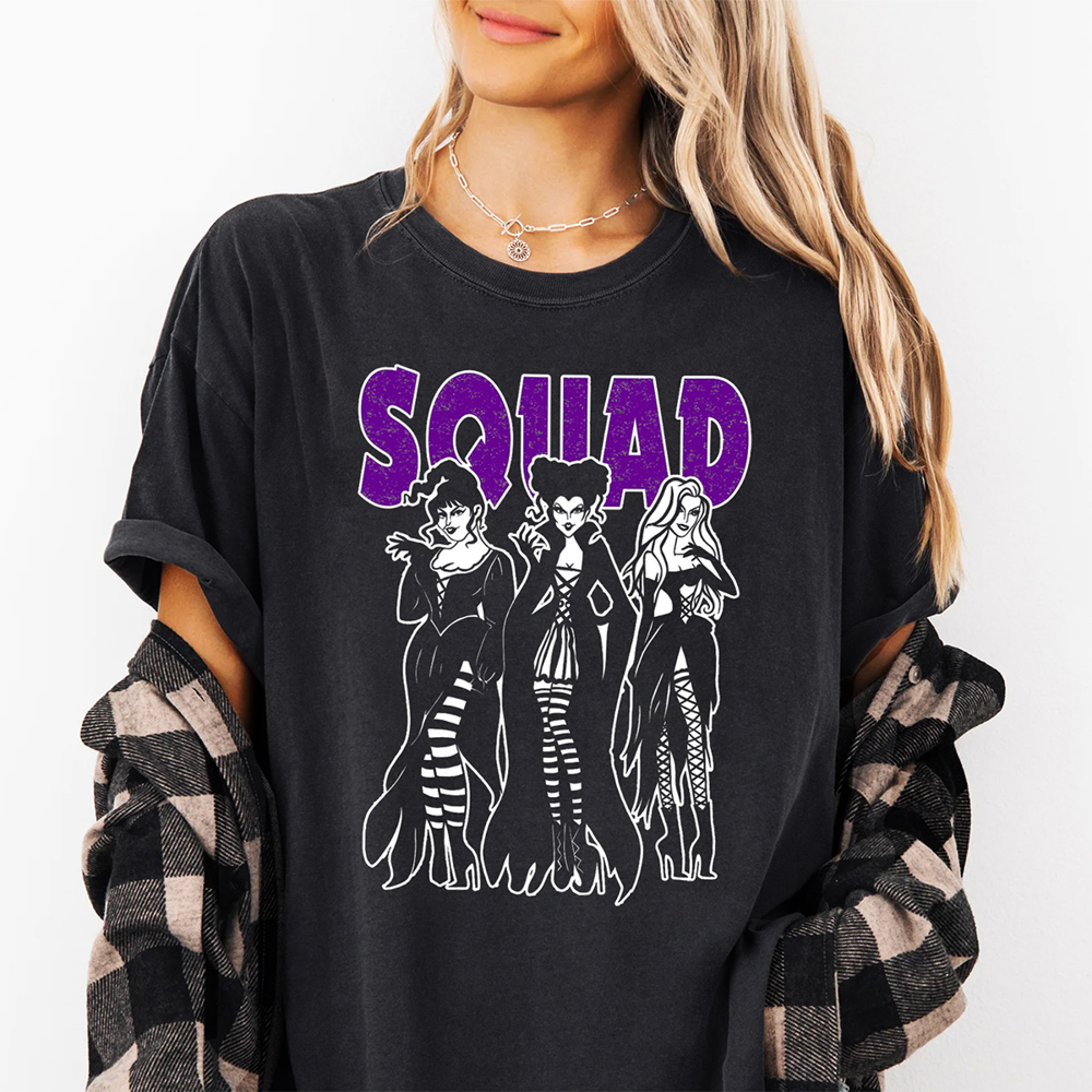 Squad Hocus Pocus Halloween Movie Graphic Tee