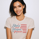  Stars & Stripes Forever USA America Patriotic Graphic Tee | 4th Of July Shirt