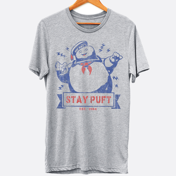 Stay Puft Marshmallow Ghostbusters Movie Graphic Tee