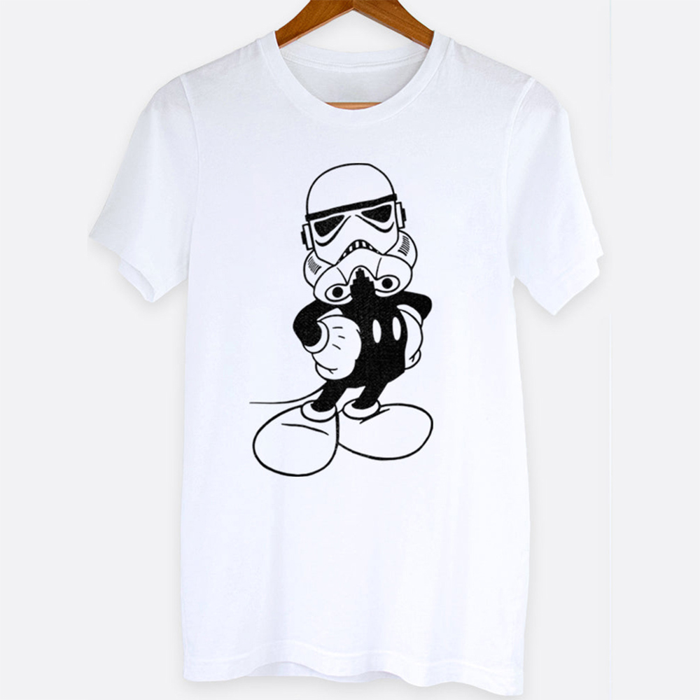 Mickey Storm Trooper Galaxy Graphic Tee