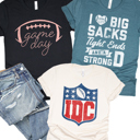  Super Bowl Football Sports Graphic Tees | Superbowl Shirt | Football Tee