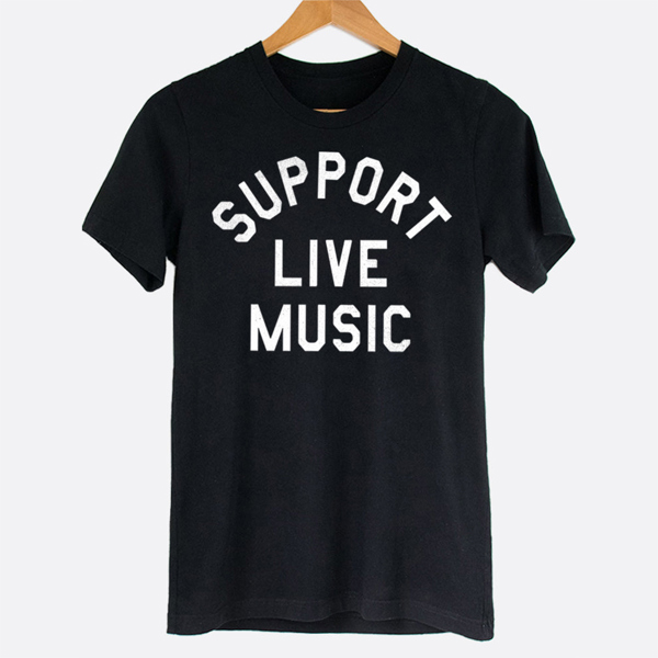 Support Live Music Graphic Tee