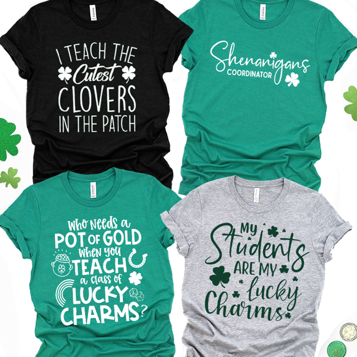 St. Patrick's Day Teacher Inspired Graphic Tees