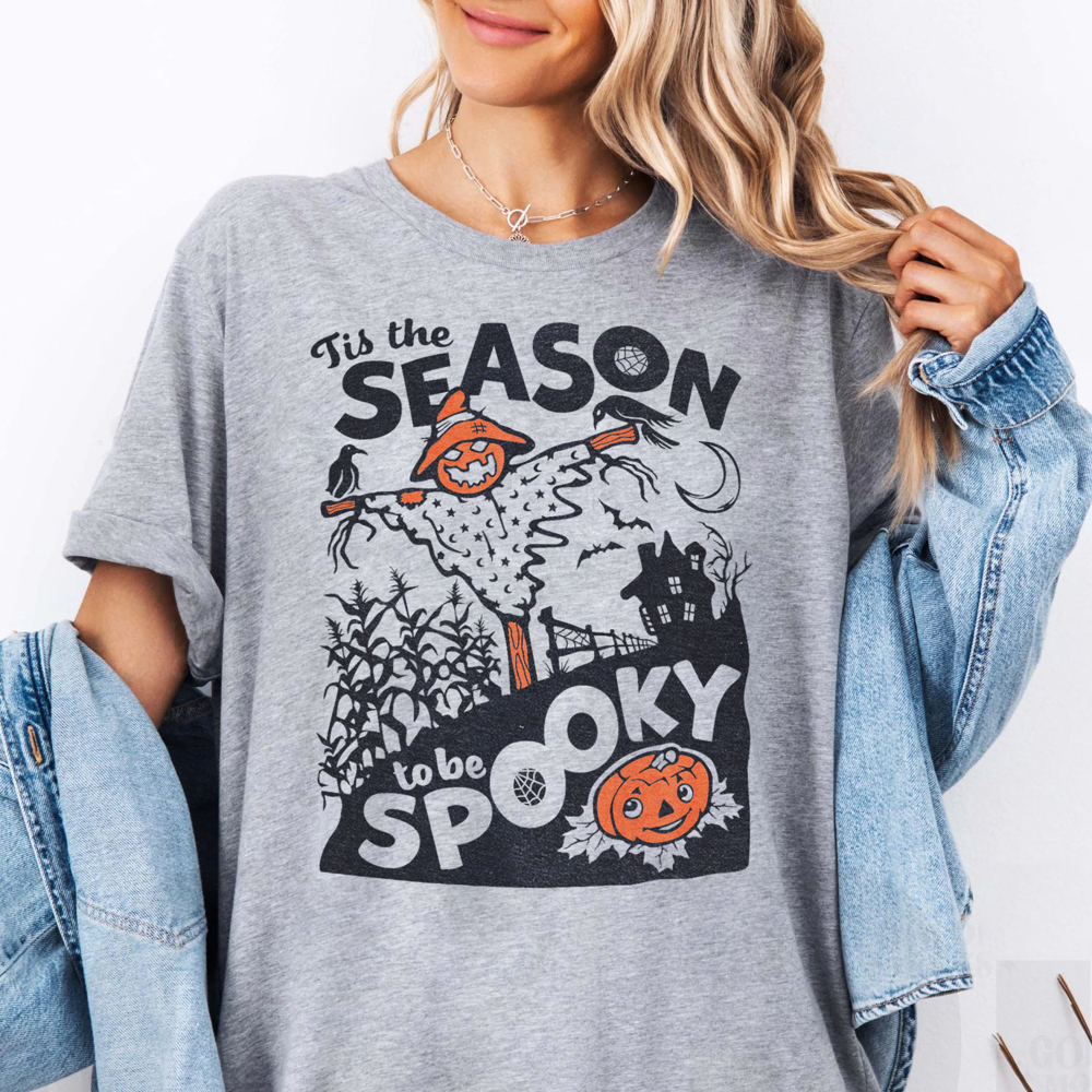 Tis The Season To Be Spooky Cute Halloween Graphic Tee