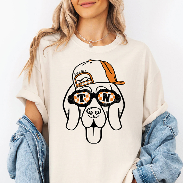 TN Dog Football Sports Graphic Tee