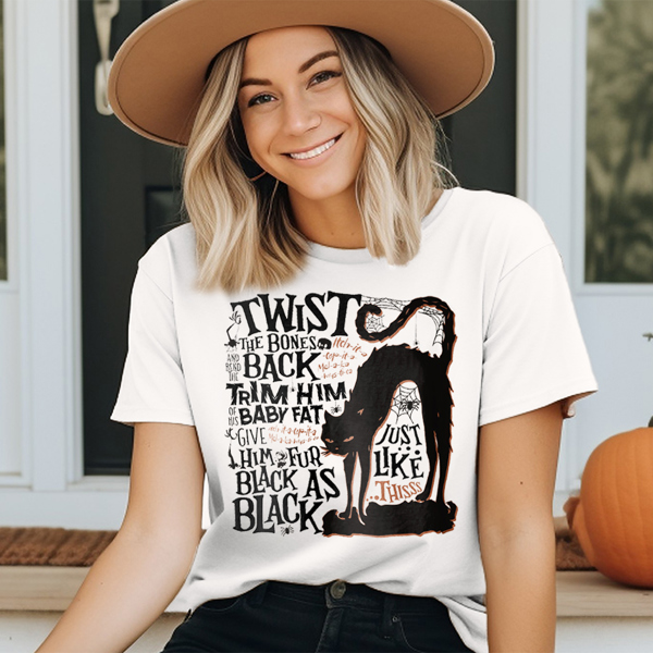 Twist The Bones Hocus Pocus Halloween Movie Graphic Tee