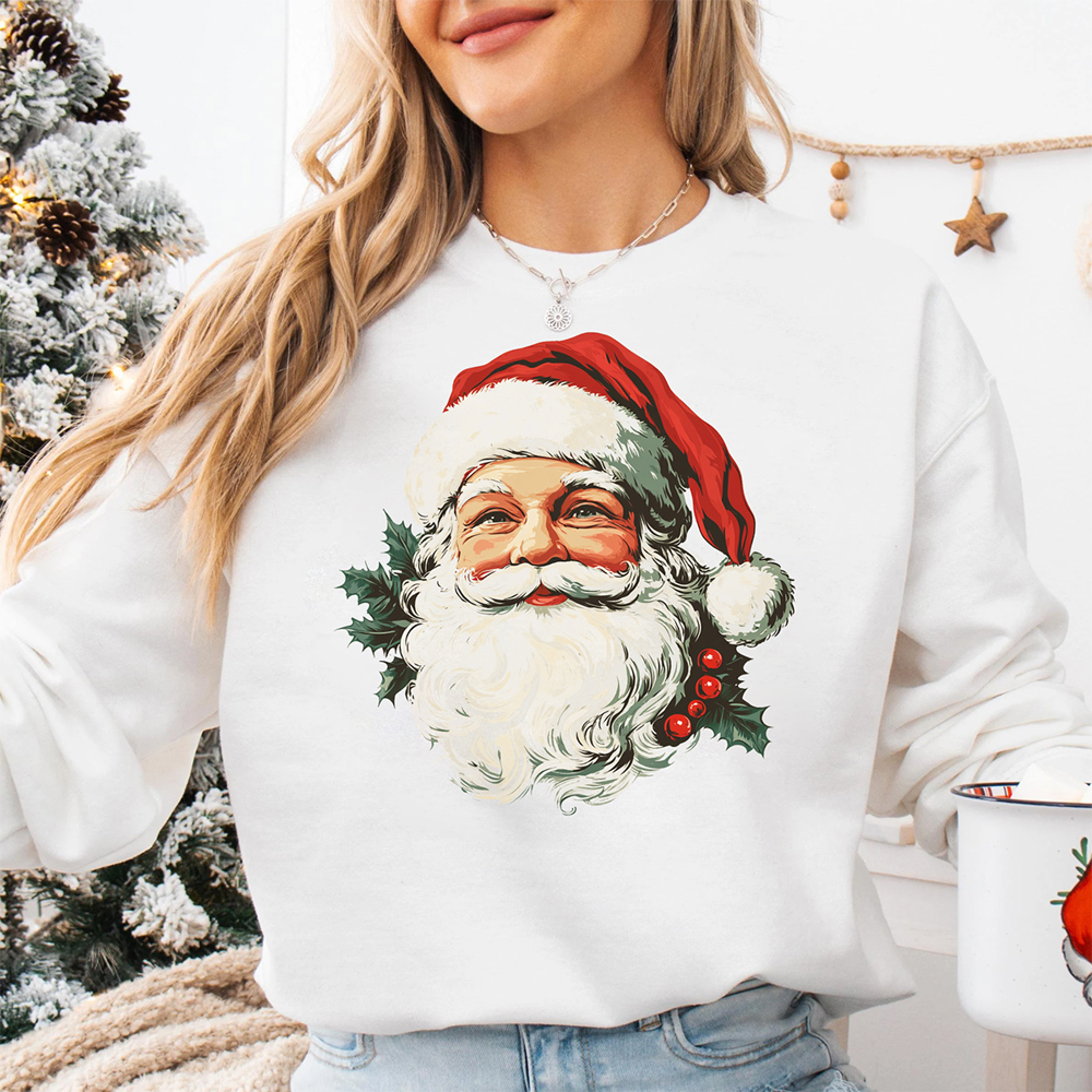 Vintage Santa Nostalgic Christmas Sweatshirt