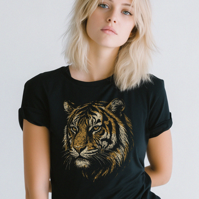 Vintage Tiger Animal Wildlife Graphic Tee | Tiger Tee