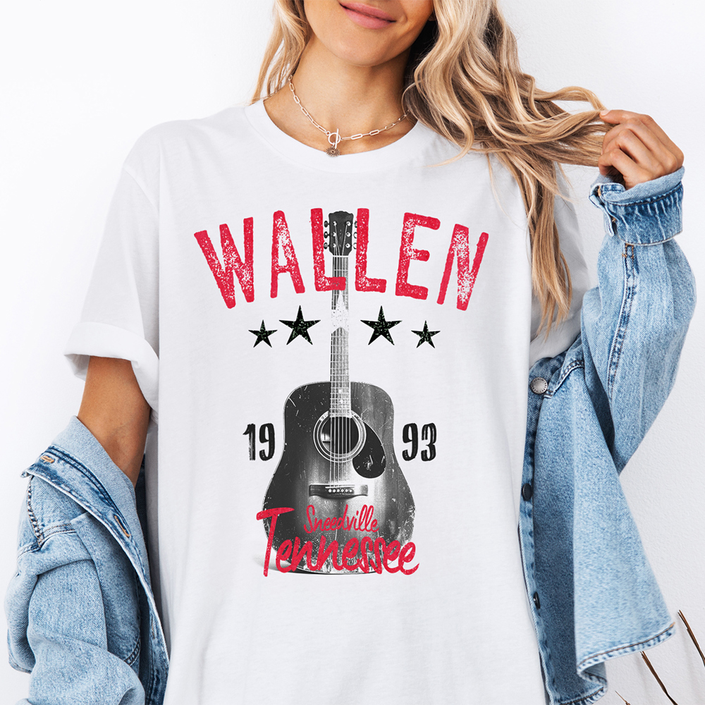 Wallen Guitar Country Music Graphic Tee