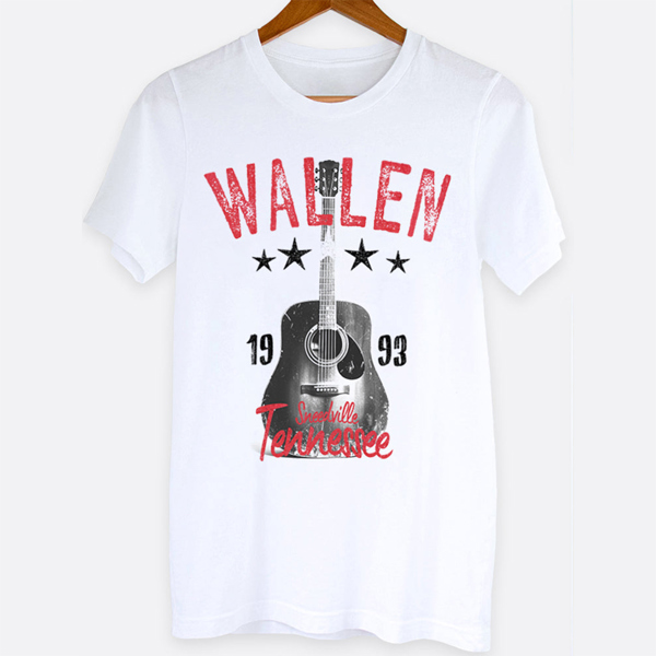 Wallen Guitar Country Music Graphic Tee