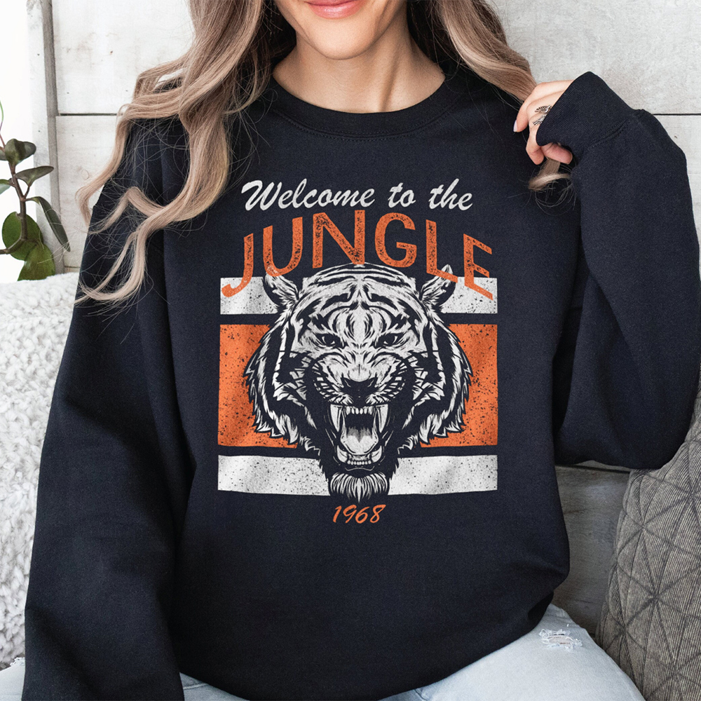 Welcome To The Jungle Football Sports Graphic Sweatshirt