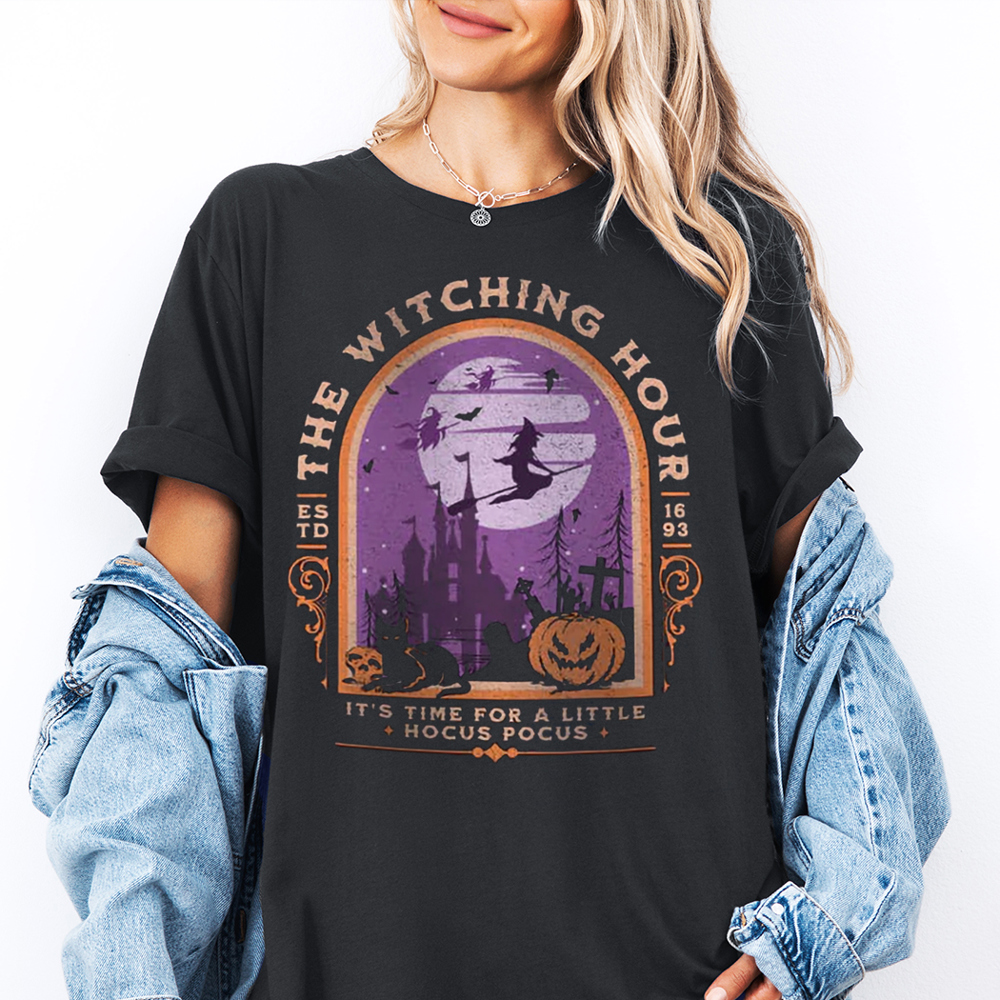 The Witching Hour Halloween Graphic Tee