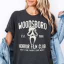  Woodsboro Horror Club Scream Halloween Scary Movie Graphic Tee