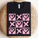  XO Heart Checkerboard Valentine's Day Graphic Tee | Valentines Shirt