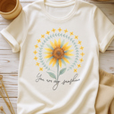  You Are My Sunshine Watercolor Sunflower Floral Wildflower Graphic Tee | Floral Tee