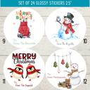  Personalized To & From Holiday Christmas Gift Labels