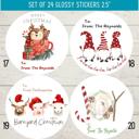  Personalized To & From Holiday Christmas Gift Labels