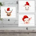  Cozy Farm Christmas Holiday Art Prints | 3 Sizes