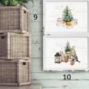  Cozy Farm Christmas Holiday Art Prints | 3 Sizes