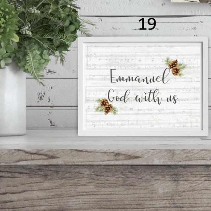 Cozy Farm Christmas Holiday Art Prints | 3 Sizes