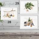  Cozy Farm Christmas Holiday Art Prints | 3 Sizes