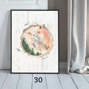  Cozy Farm Christmas Holiday Art Prints | 3 Sizes