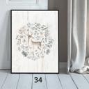 Cozy Farm Christmas Holiday Art Prints | 3 Sizes