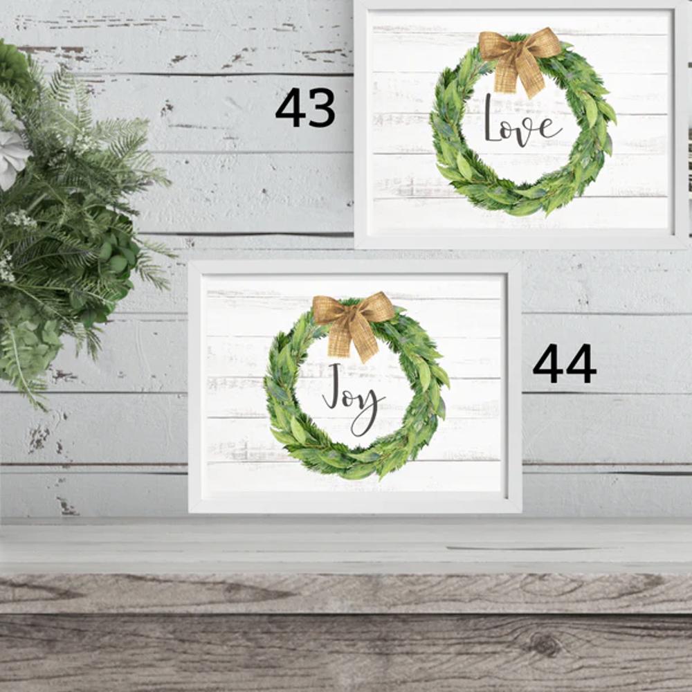 Cozy Farm Christmas Holiday Art Prints | 3 Sizes