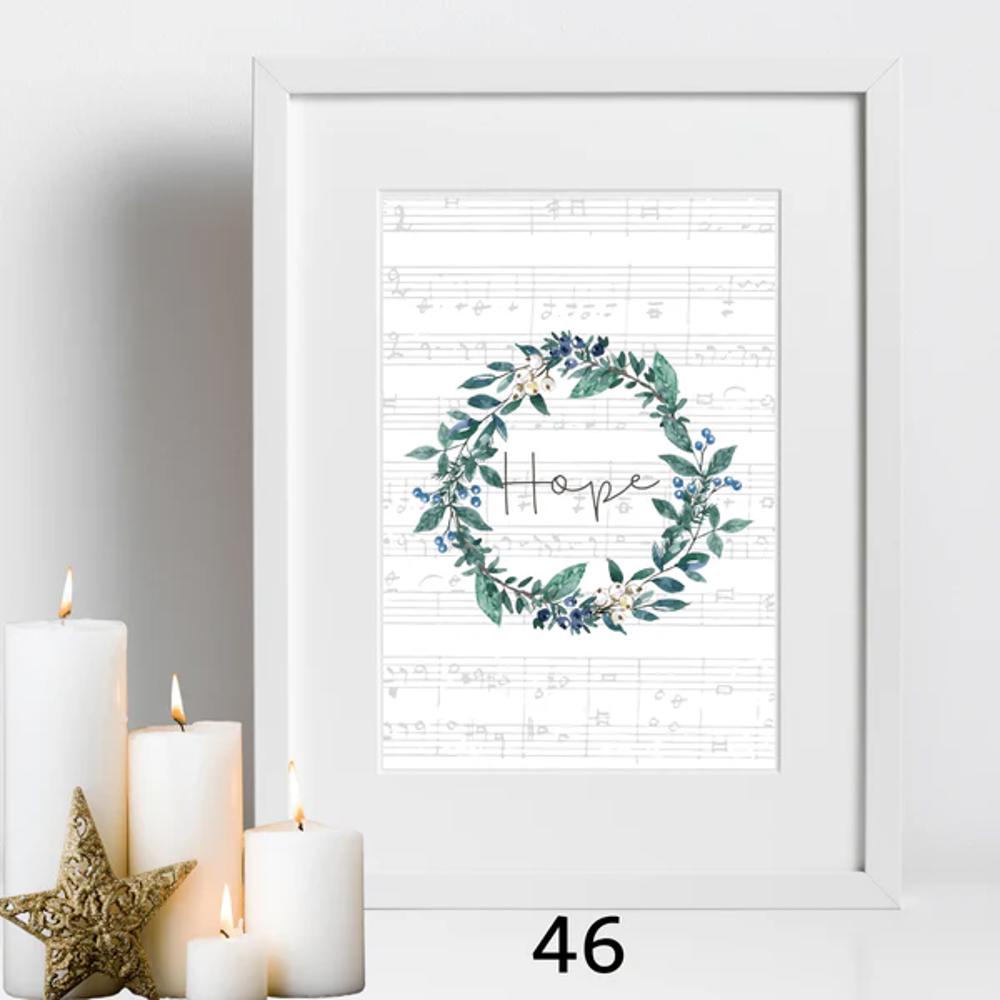 Cozy Farm Christmas Holiday Art Prints | 3 Sizes