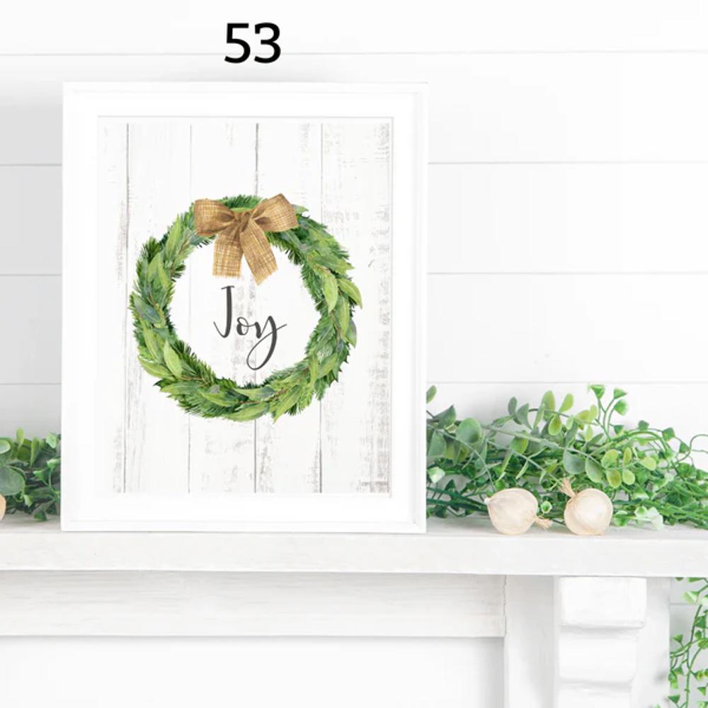 Cozy Farm Christmas Holiday Art Prints | 3 Sizes