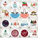  Personalized Peel & Stick Holiday Christmas Labels