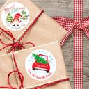  Personalized Peel & Stick Holiday Christmas Labels