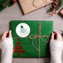  Personalized Peel & Stick Holiday Christmas Labels