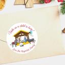  Personalized Peel & Stick Holiday Christmas Labels